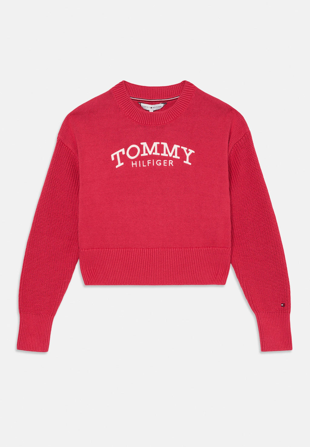 LOGO EMBROIDERY RELAXED CREW NECK JUMPER Media 1