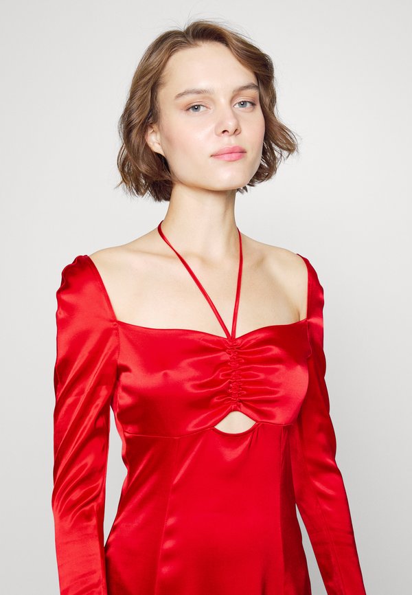 Calvin Klein Jeans CUT OUT RUCHED DETAILING DRESS