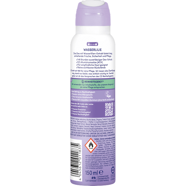 Deospray Wasserlilie CD