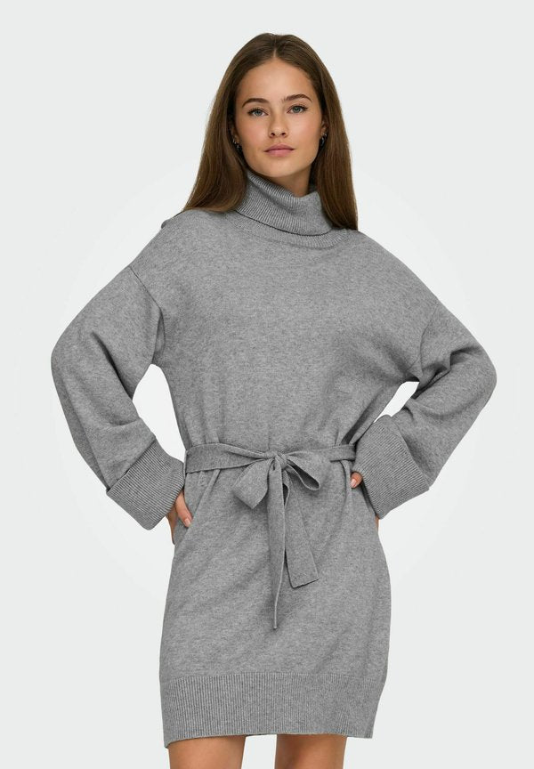 ONLY Knitted ONLMONICA Short - Jumper dress - ultimate grey