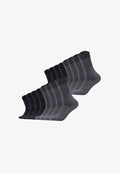 s.Oliver S.OLIVER S.OLIVER UNISEX SOCKEN, 16ER PACK - KURZSOCKEN, EINFARBIG UNISEX - Socks - grau
