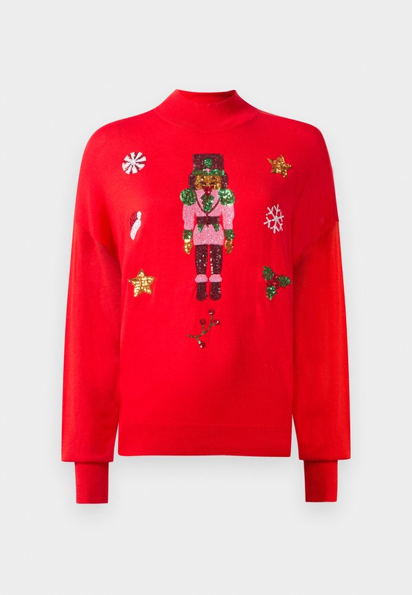 Vero Moda VMQUEENGUARD XMAS - Jumper - chinese red