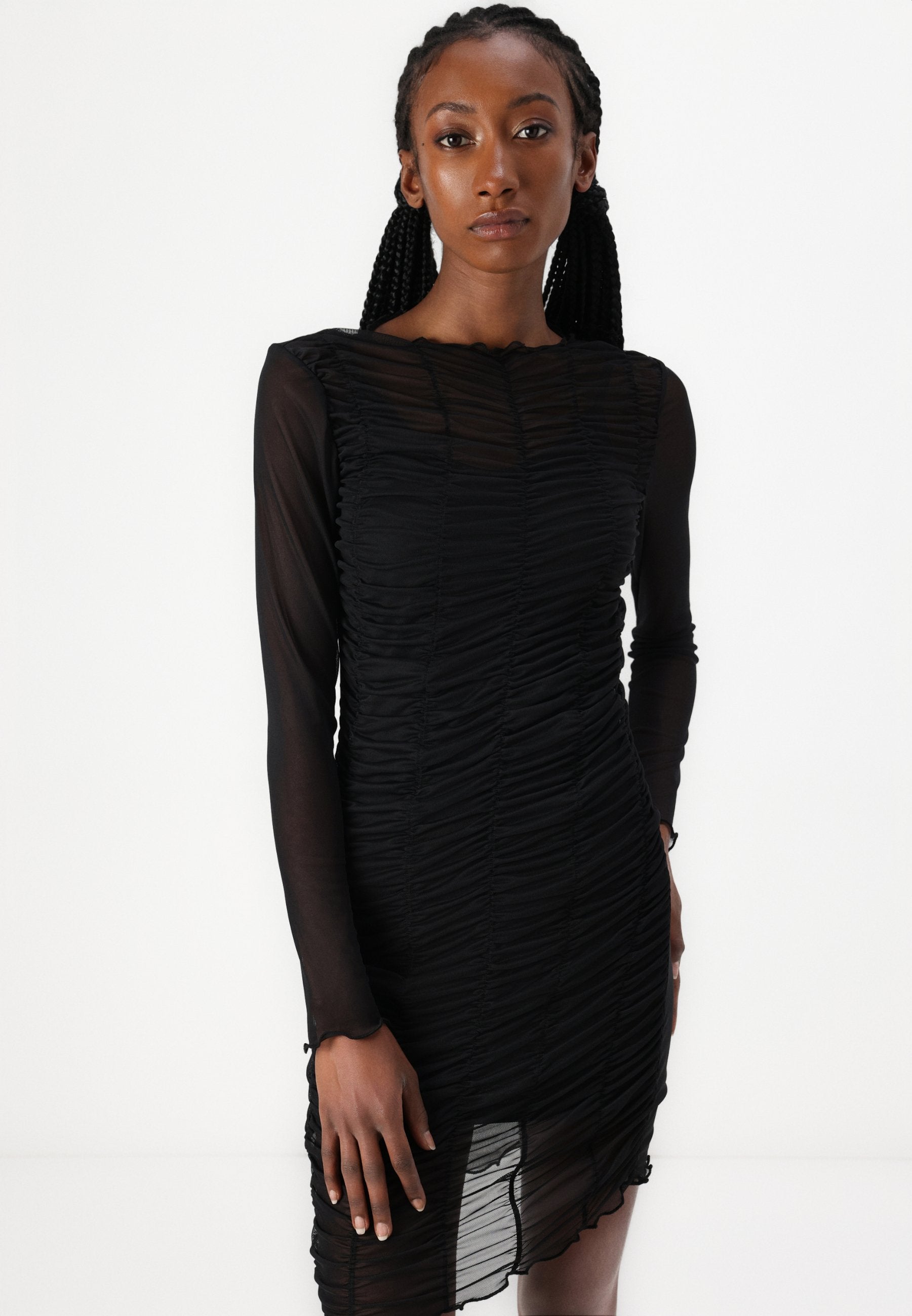Noisy May NMJUDITH DRAPED SHORT DRESS