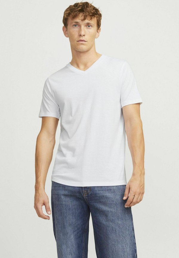 Jack & Jones 3-pack Plain - Basic T-shirt - white