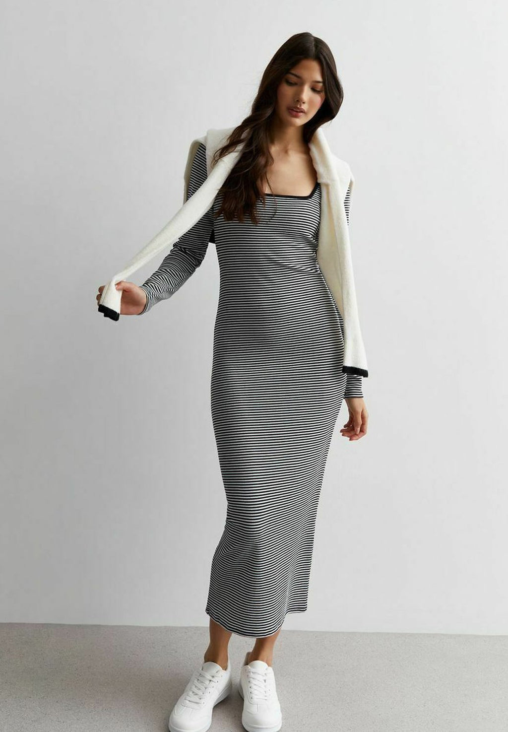 New Look STRIPE SQUARE NECK