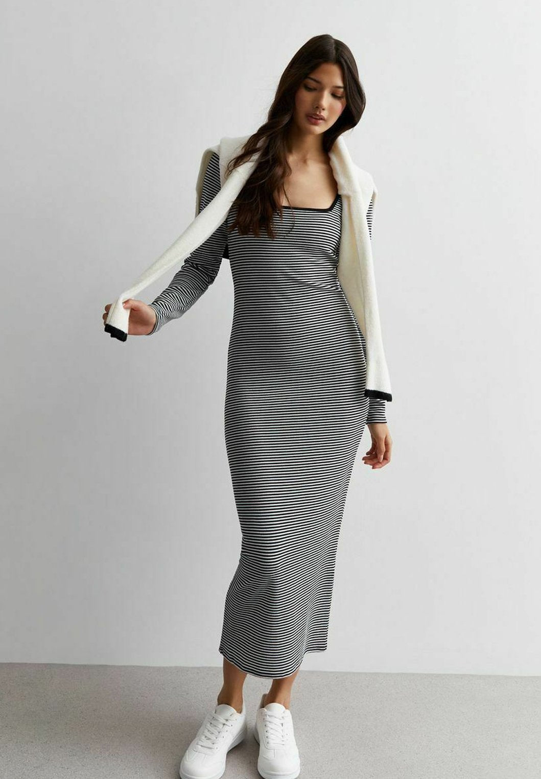 New Look STRIPE SQUARE NECK