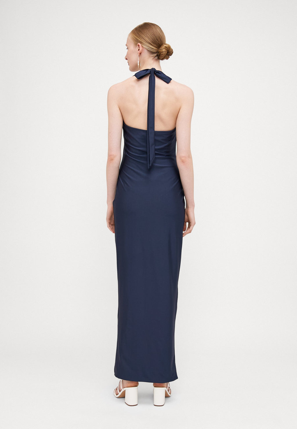 WAL G TALL EMMA HALTERNECK ROUCHED