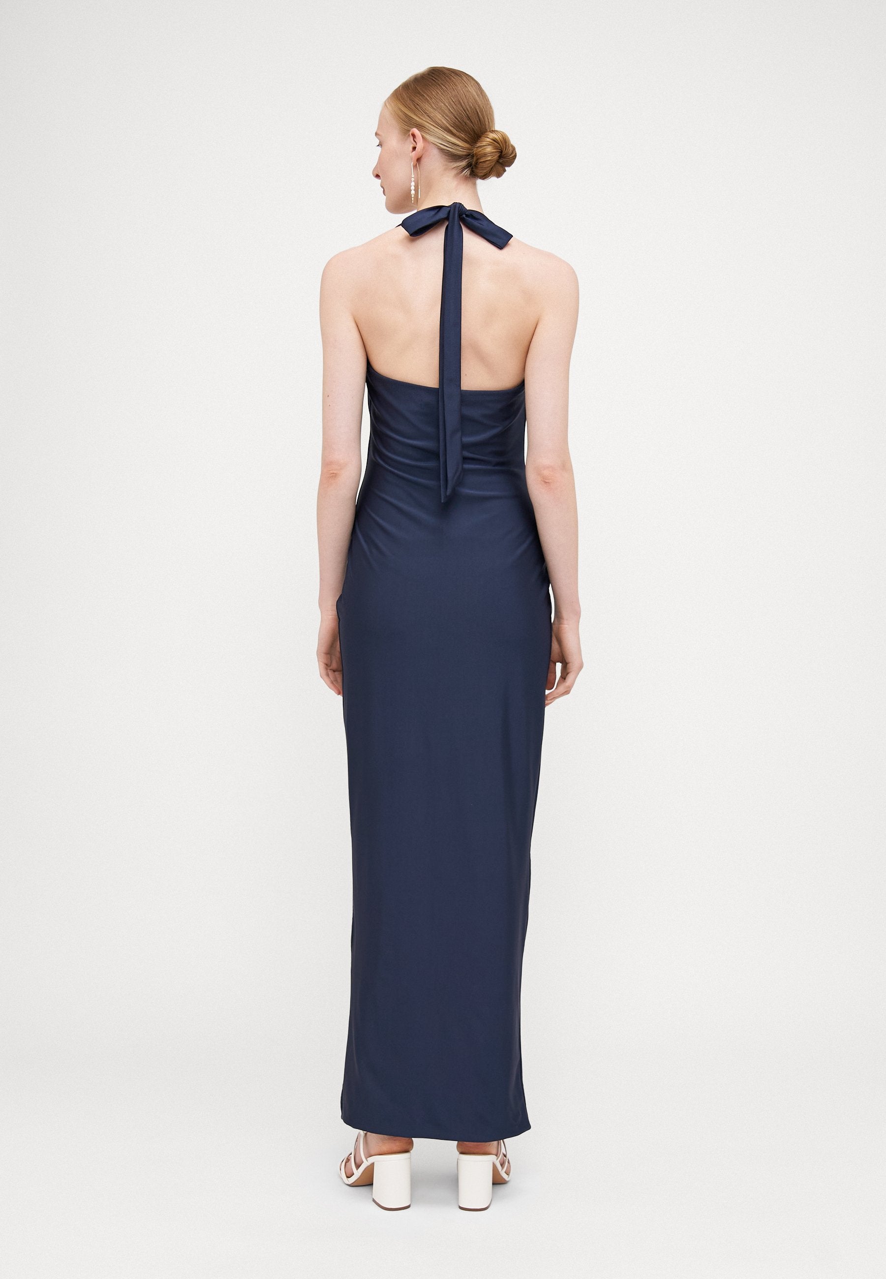 WAL G TALL EMMA HALTERNECK ROUCHED