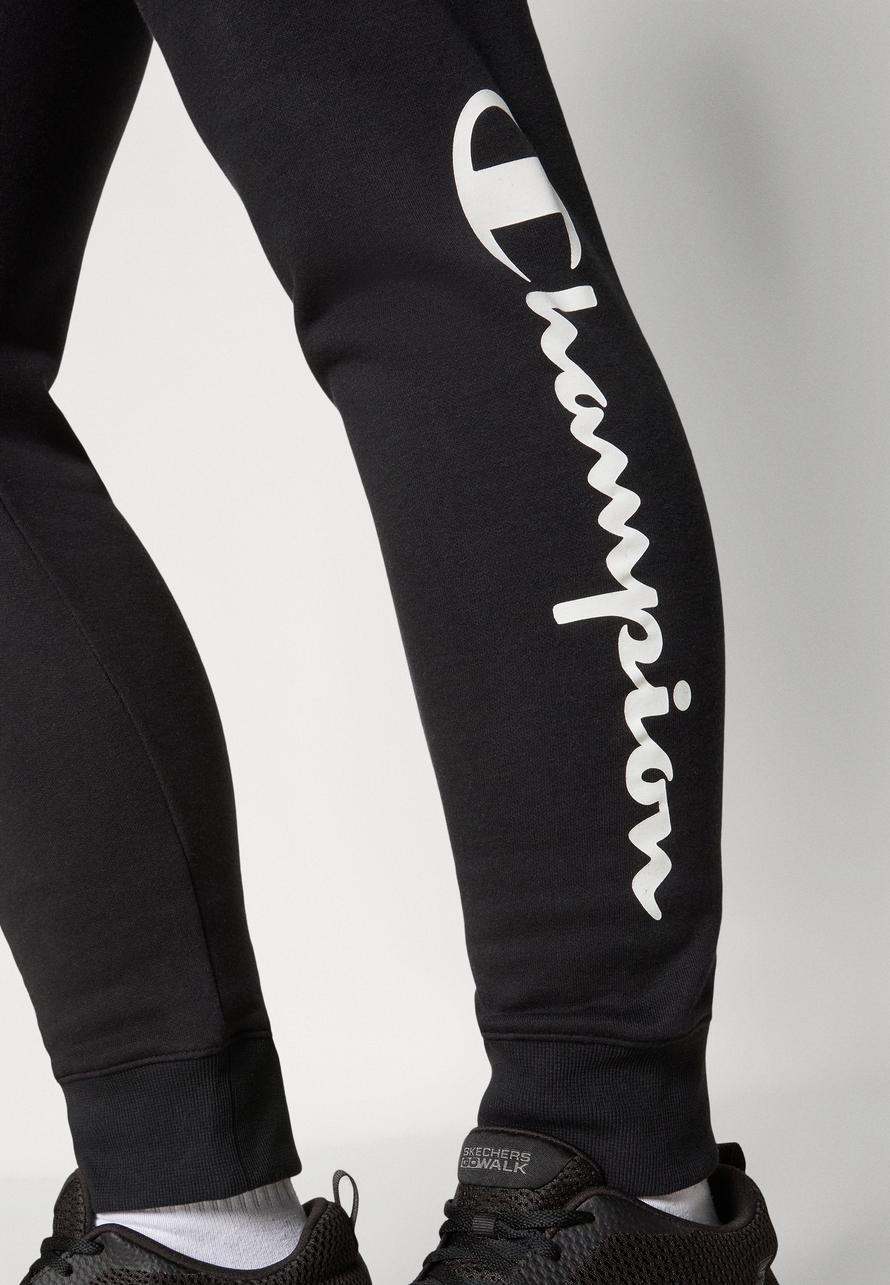 Champion BASICS CUFF PANTS LARGE LOGO
