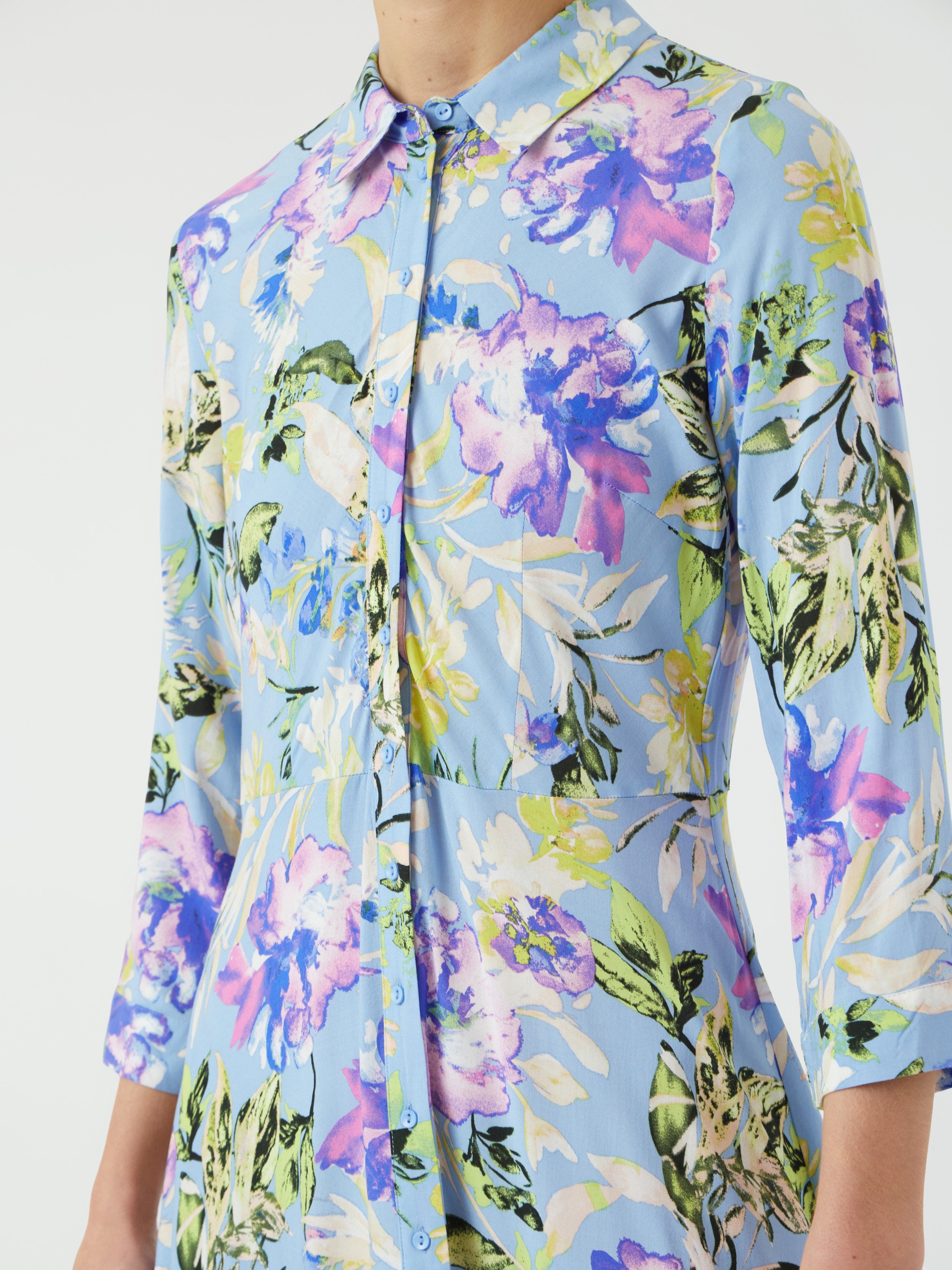 YAS YASSAVANNA LONG SHIRT DRESS