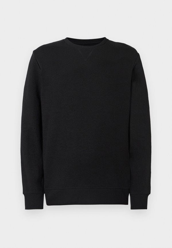 Jack & Jones JJEBASIC CREW NECK - Sweatshirt - black