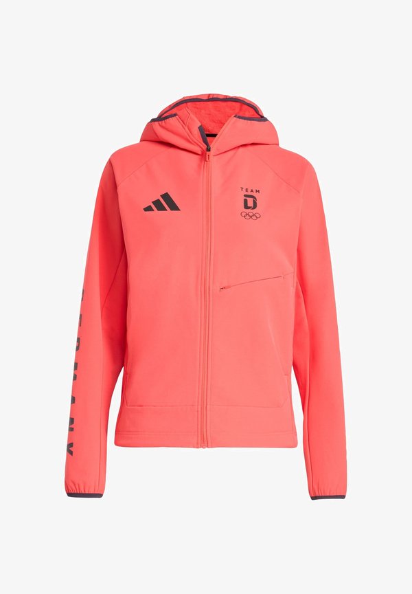 adidas Performance TEAM D XPLORIC - Soft shell jacket - semi lucid red