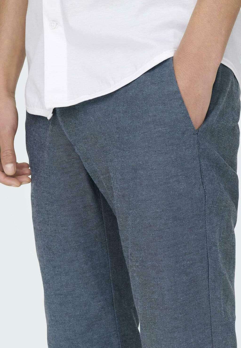 Chino ONSMARK Tapered Fit Linen Media 6