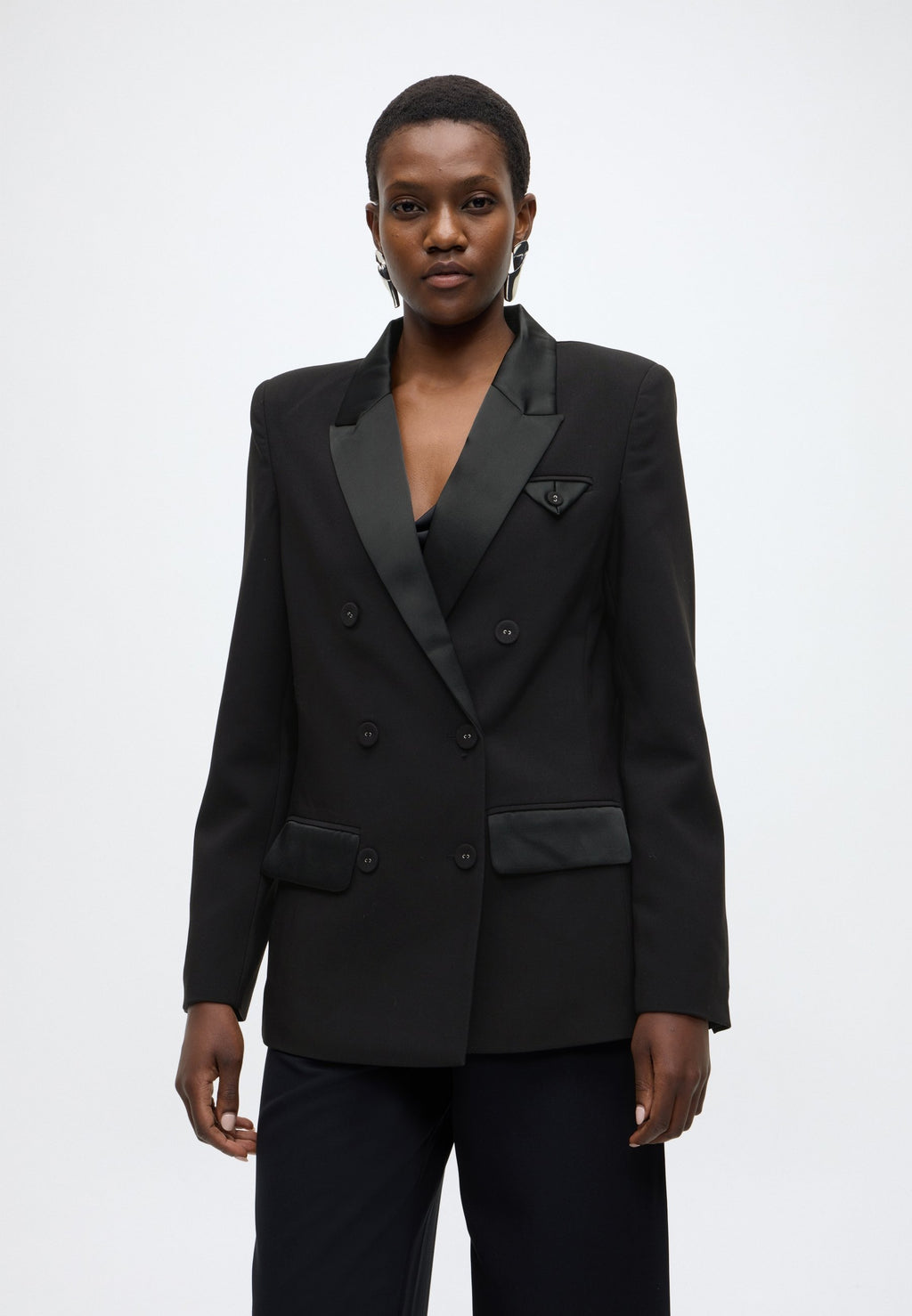 Bardot SLOANE SATIN DETAIL BLAZER