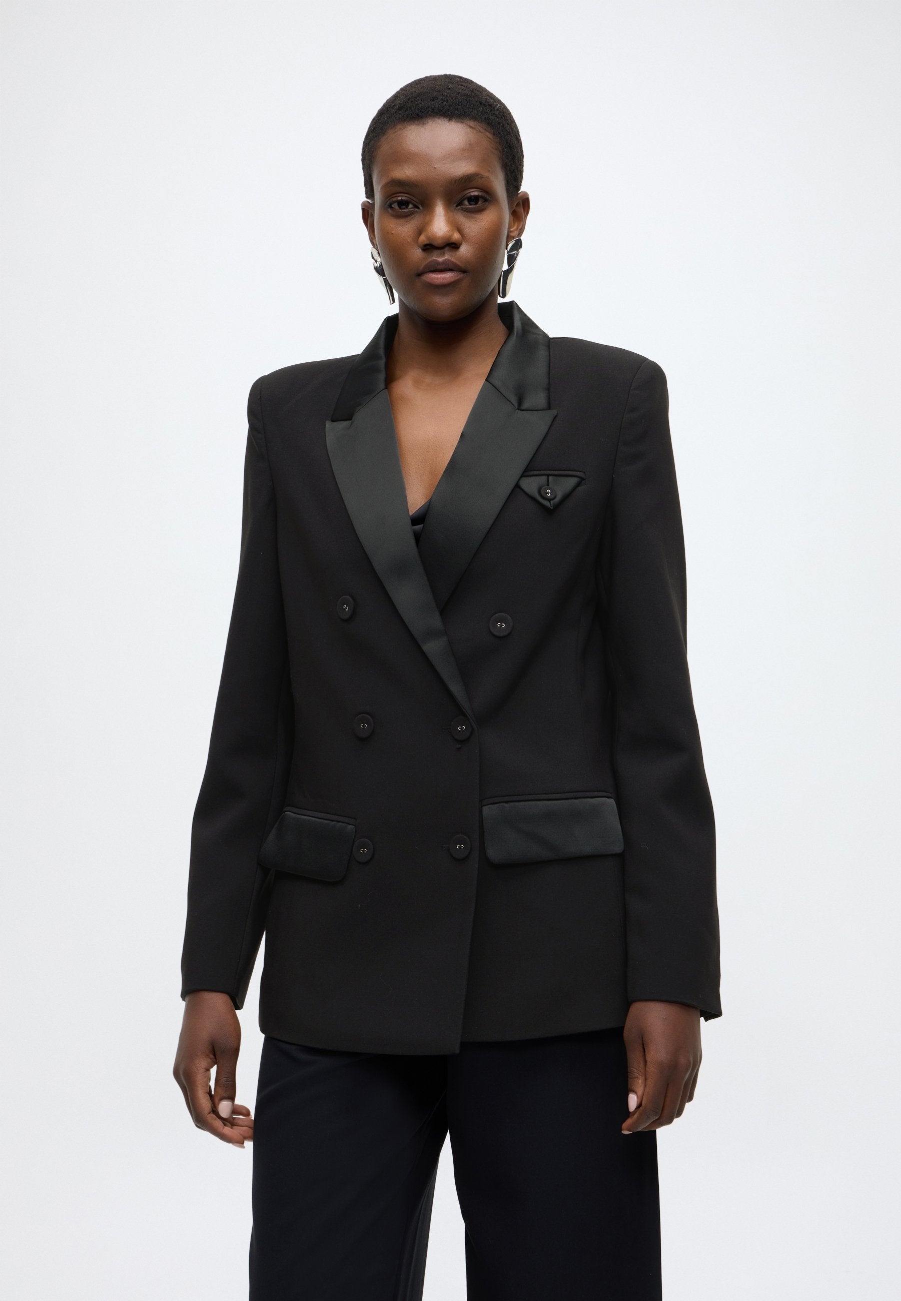 Bardot SLOANE SATIN DETAIL BLAZER