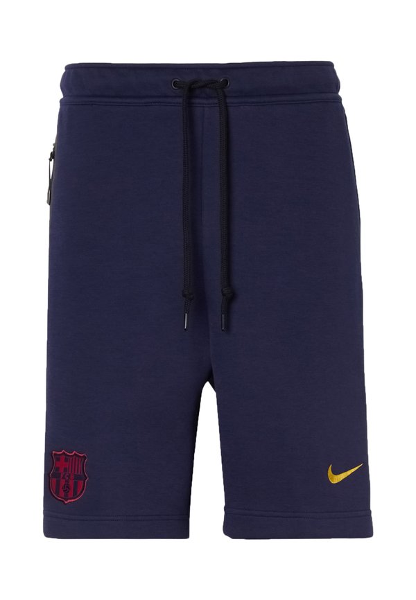 Nike Performance FC BARCELONA SHORT - Club wear - blackened blue/mineral yellow