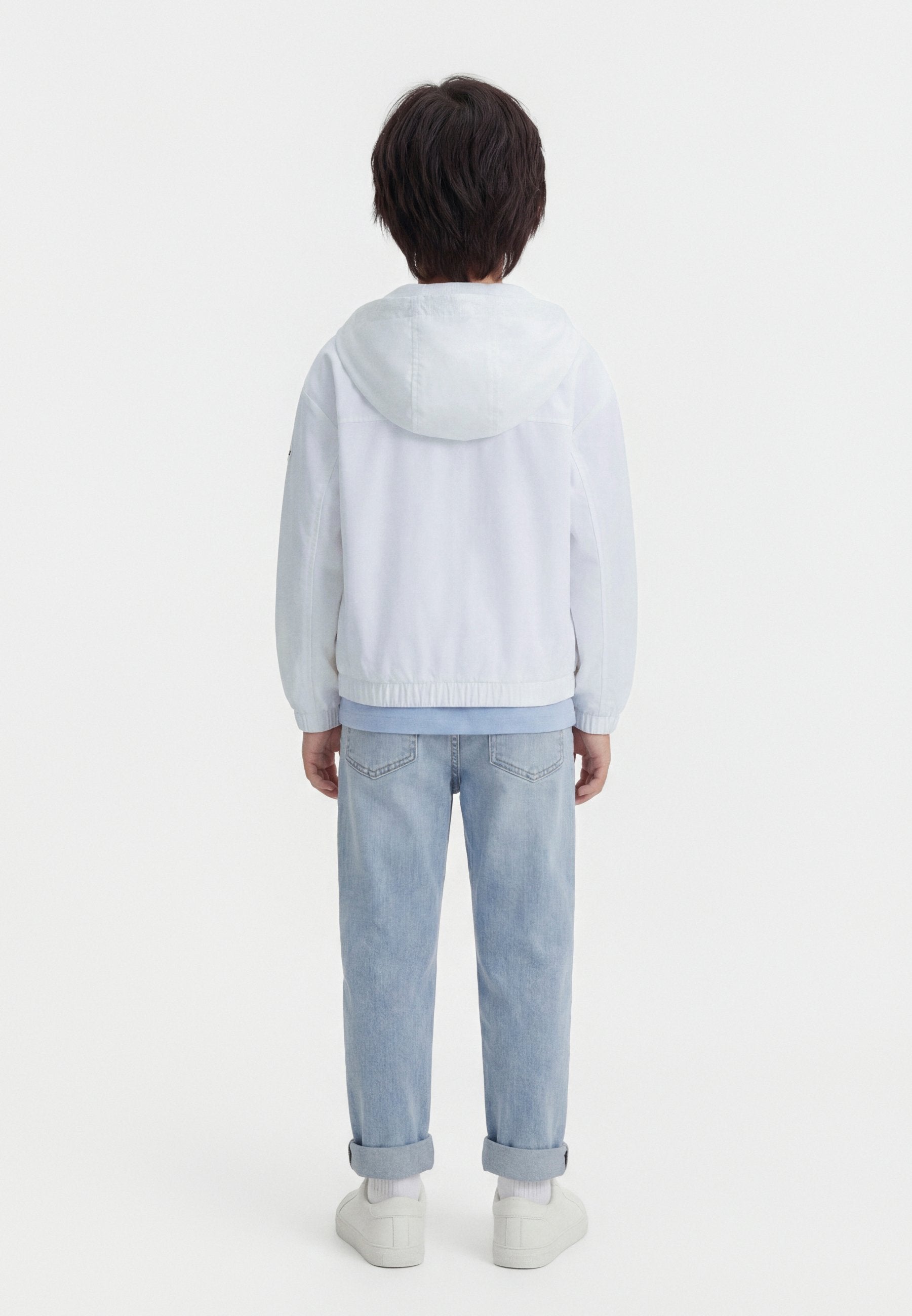 ESSENTIAL ZIP-THRU FUNNEL NECK WINDBREAKER Media 3