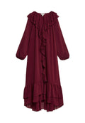Marks & Spencer V-NECK FRILL DETAIL MIDAXI