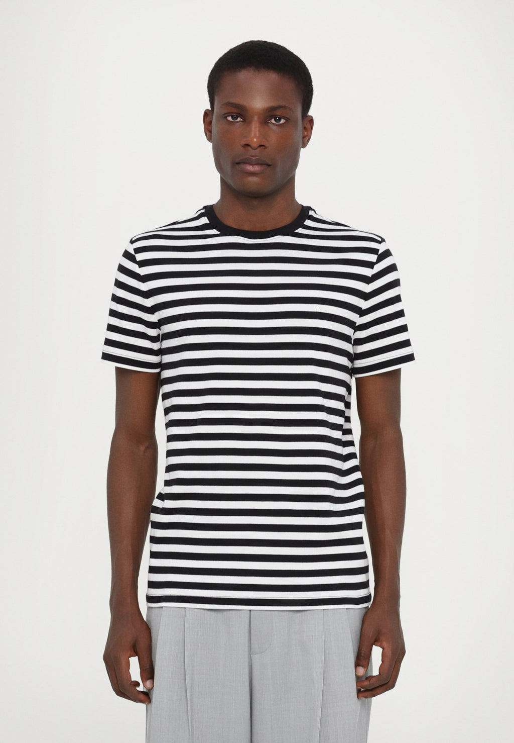 Michael Kors SLEEK CREW STRIPE