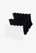 Puma 18 PACK - Sports socks - schwarz - weiß