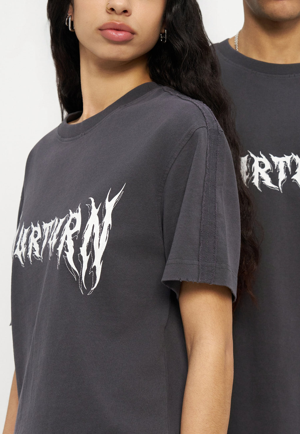 YOURTURN OVERSIZED FIT HEAVYWEIGHT DISTRESSED