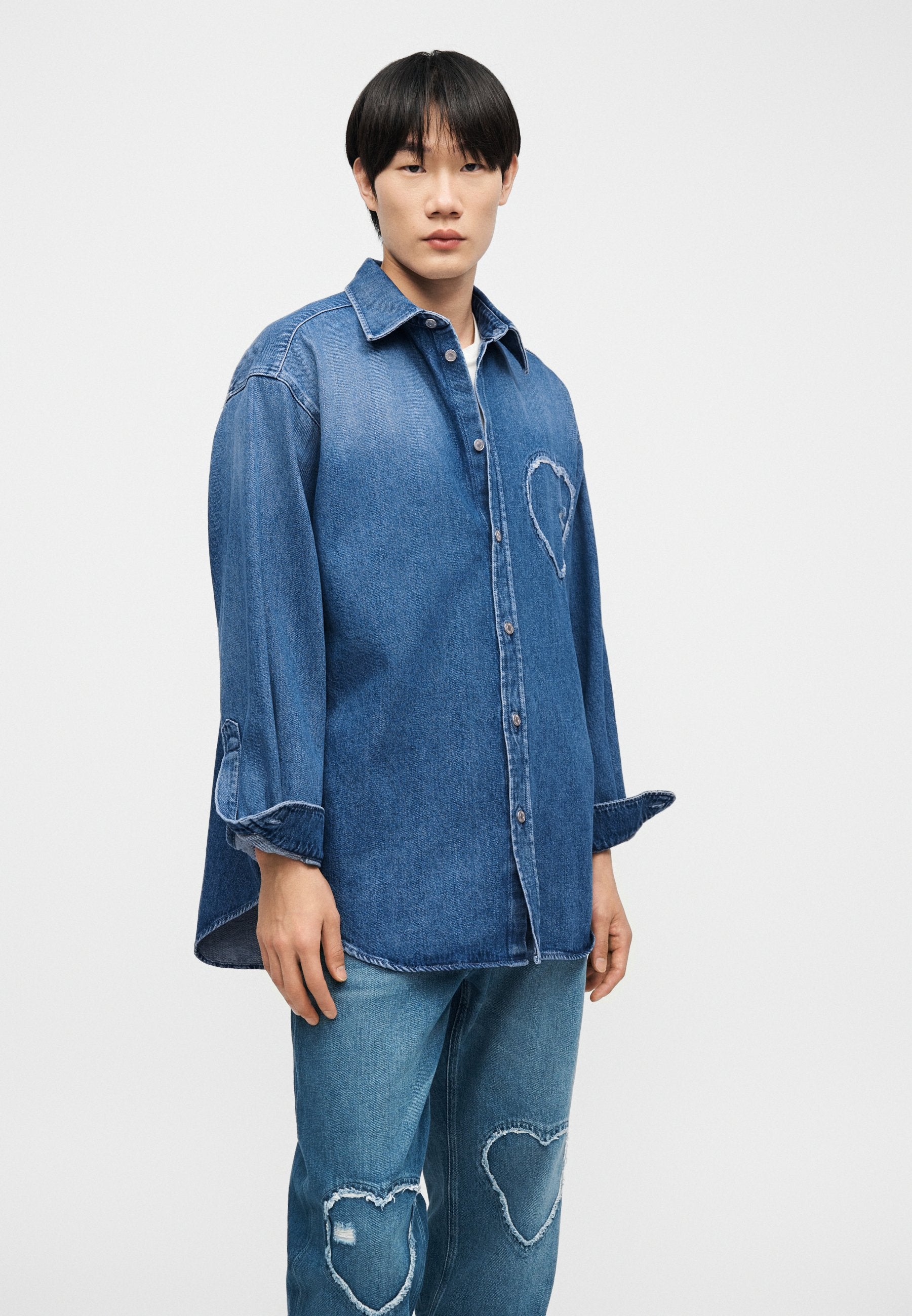 MOSCHINO HEARTS CAMICIA