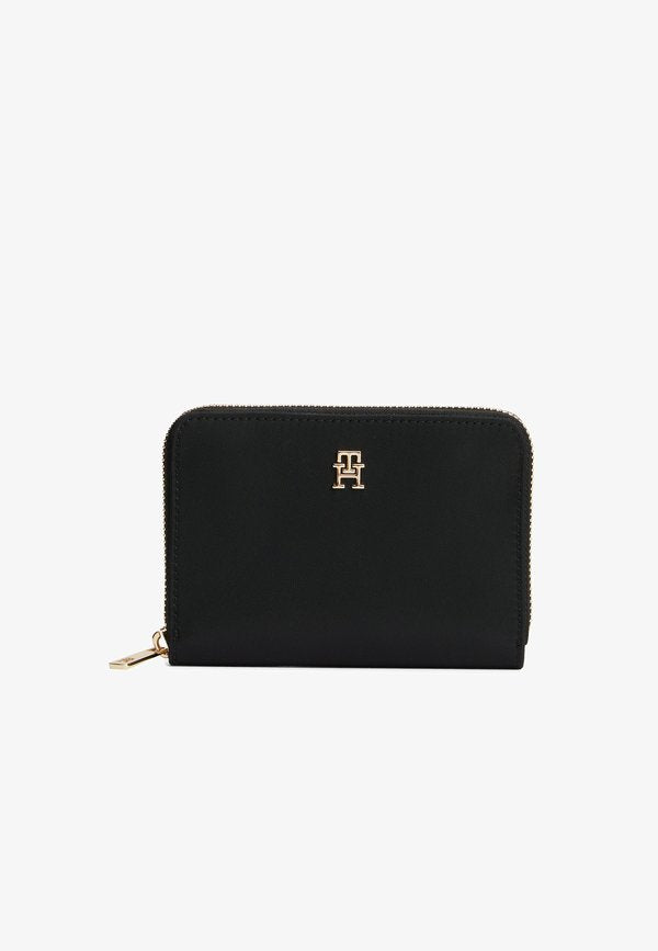 Tommy Hilfiger MONOGRAM ZIP-AROUND - Wallet - black