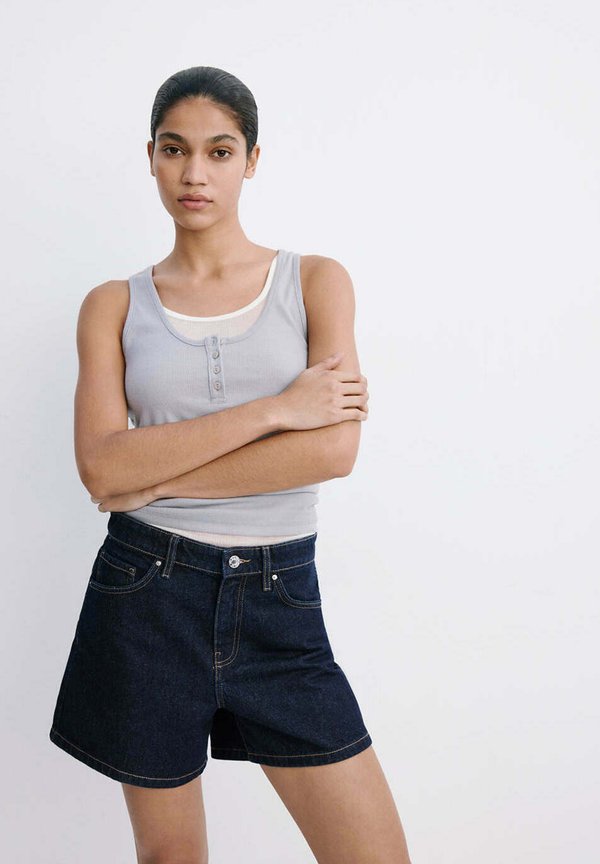 Mango ADULT - Denim shorts - blue