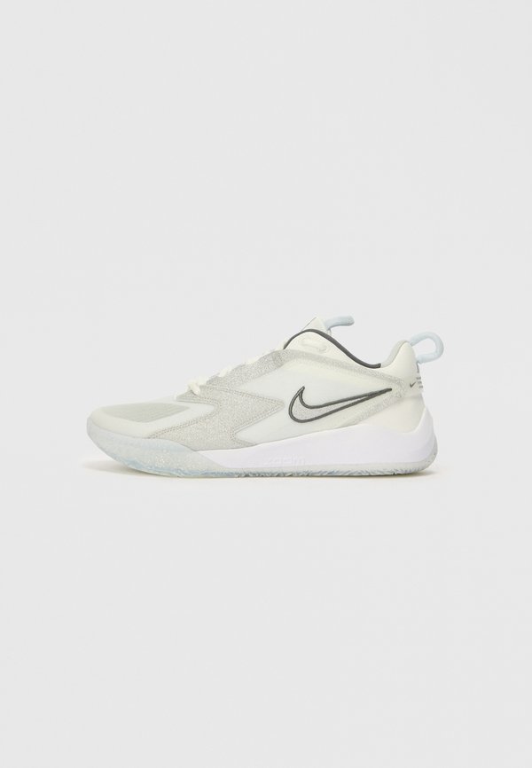 Nike Performance ZOOM HYPERACE 3 UNISEX - Volleyball shoes - summit white/silver-coloured/platinum-coloured