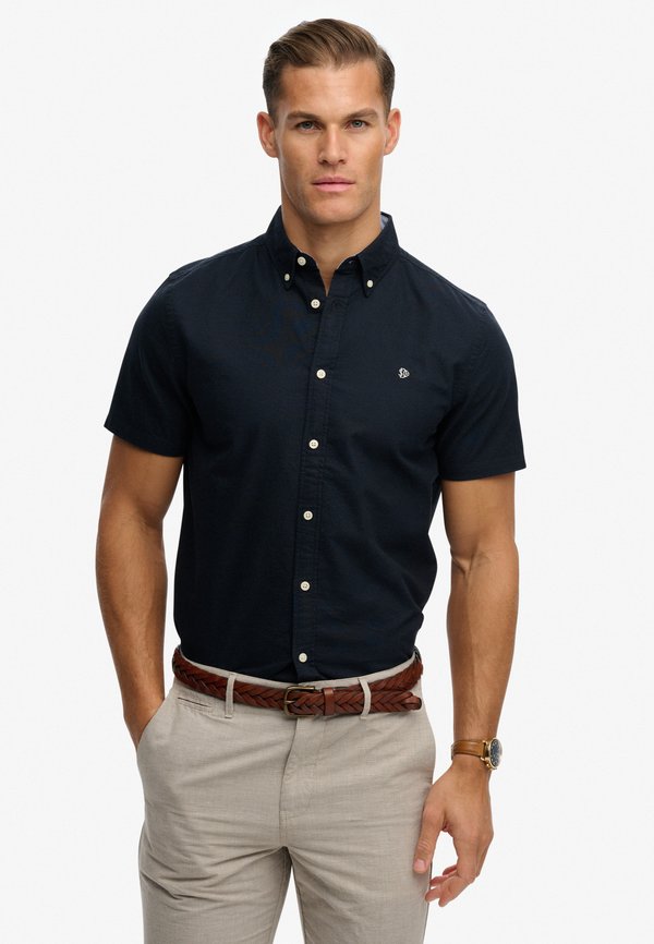 Superdry & Co SUPERDRY PREPPY OXFORD SHORT SLEEVE SHIRT.. - Shirt - eclipse navy