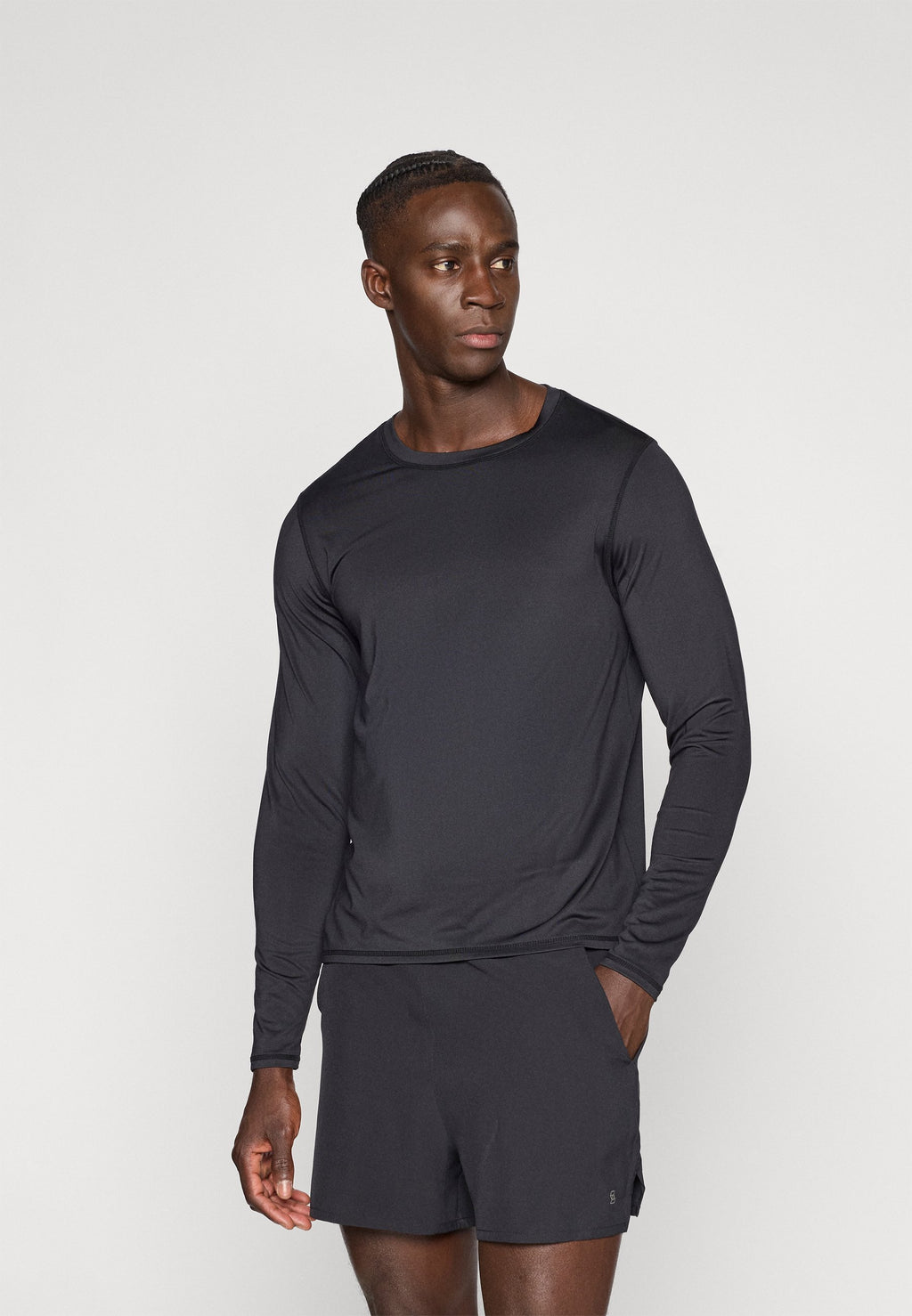 Pier One Sport FITTED LONG SLEEVE LIGHT WEIGHT TOP