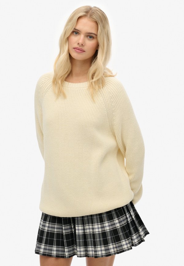 Superdry & Co RELAXED  - Jumper - natural white