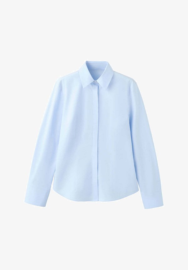 Mango ADULT - Button-down blouse - light blue