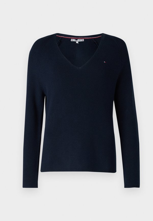 Tommy Hilfiger CARDI STITCH - Jumper - dark night navy