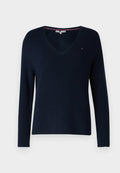 Tommy Hilfiger CARDI STITCH - Jumper - dark night navy