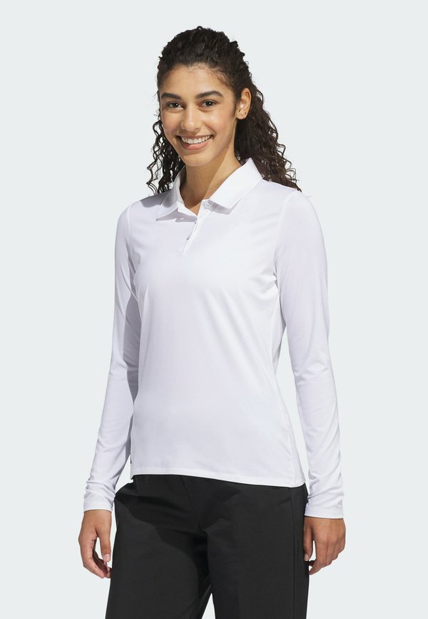 adidas Performance ADIDAS PERFORMANCE PERFORMANCE LONG SLEEVE POLO SHIRT - Polo shirt - white