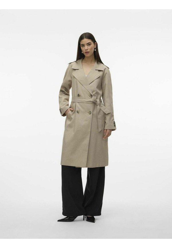 Vero Moda VMSIRI - Trenchcoat - silver mink