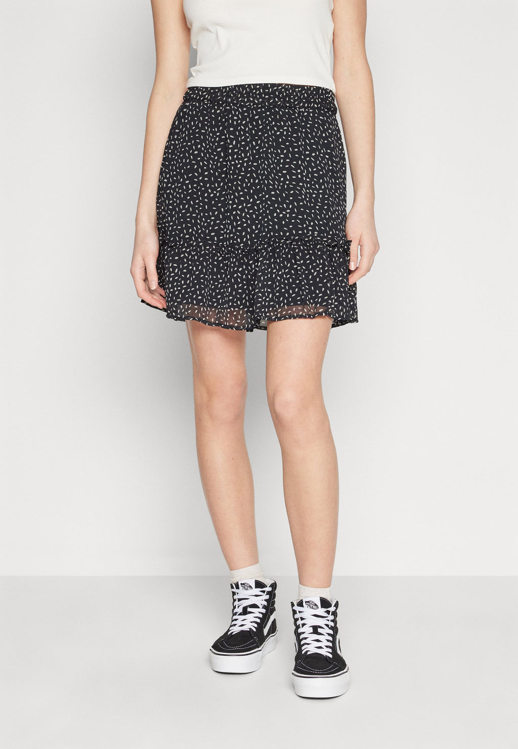 VILA VIBRITANJA DOT SHORT SKIRT