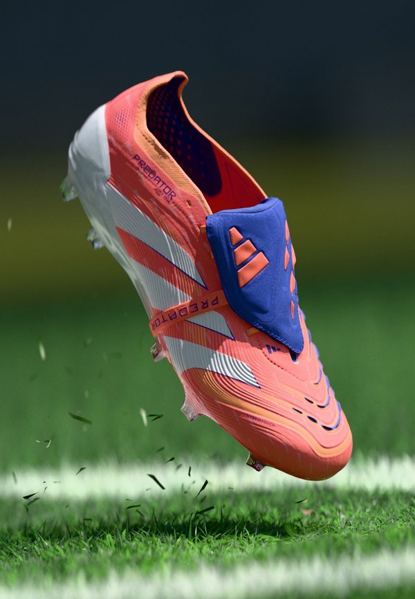 adidas Performance PREDATOR ELITE FOLD-OVER TONGUE FIRM GROUND FOOTBALL BOOTS - Firm-ground football boots - signal coral/footwear white/beam orange