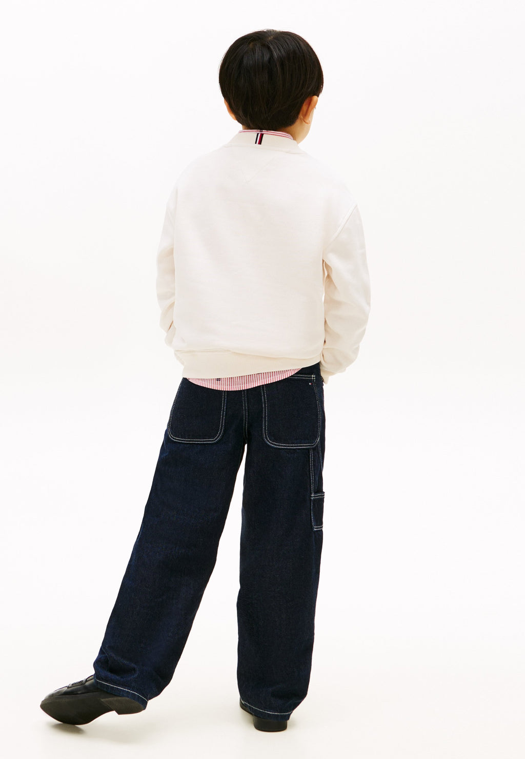 LOGO EMBROIDERY TERRY CREW NECK SWEATSHIRT Media 4