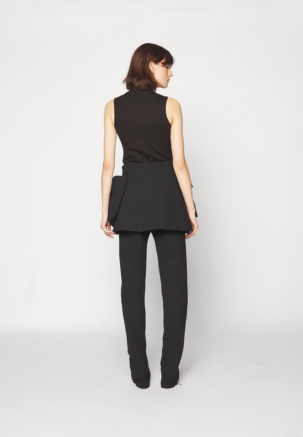 A.W.A.K.E. MODE BASQUE PANTS WITH ZIPS AND LARGE POCKETS