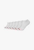s.Oliver SNEAKERSOCKEN URBAN SPORT 6ER PACK UNISEX - Sports socks - white