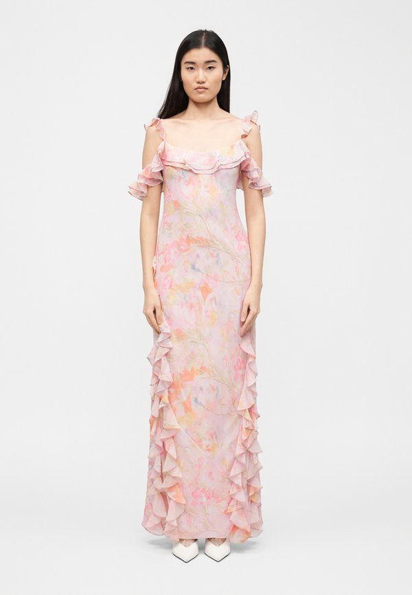 Needle & Thread FLOATING FREESIAS GEORGETTE CAMI GOWN