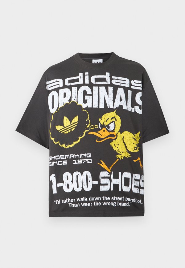 adidas Originals DUCK TEE - Print T-shirt - utility black