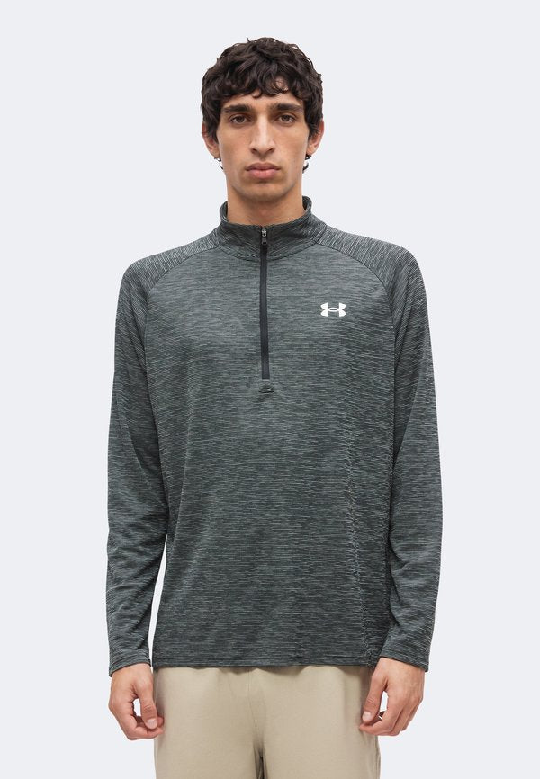 Under Armour Long sleeved top - black/white