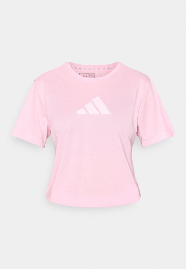 adidas Performance ADIDAS WORKOUT ESSENTIALS BIG PERFORMANCE LOGO TRAINING - Print T-shirt - true pink
