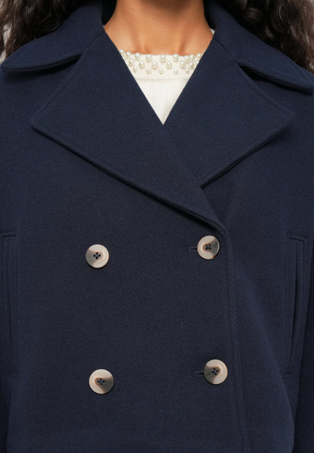 VILA VIKAMINA Wool blend