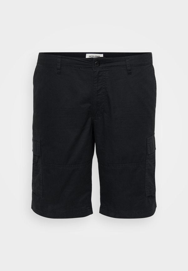 Jack & Jones Cargo Plus Size Relaxed Fit - Shorts - black