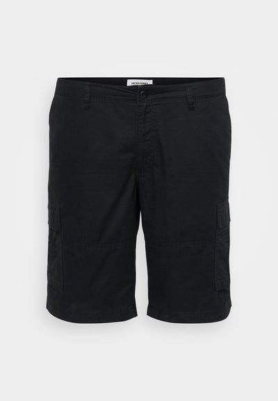 Jack & Jones Cargo Plus Size Relaxed Fit - Shorts - black