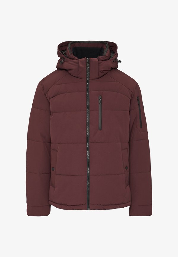 s.Oliver ABNEHMBARER KAPUZE - Winter jacket - bordeaux